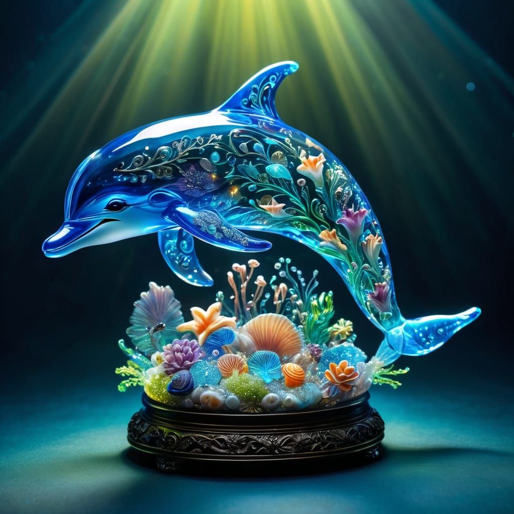 Glass Dolphin #2