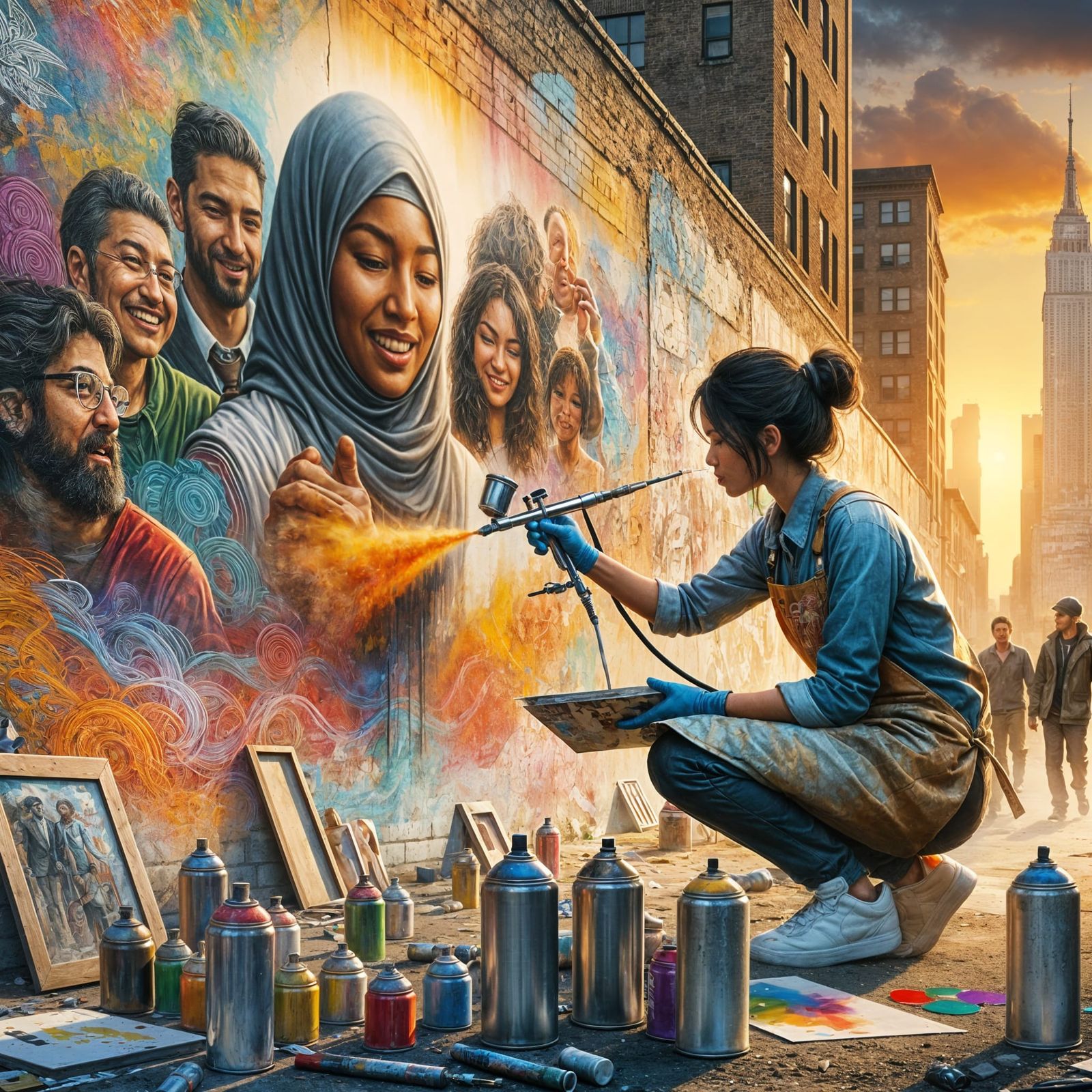 Faces of the City  by @Xirrah