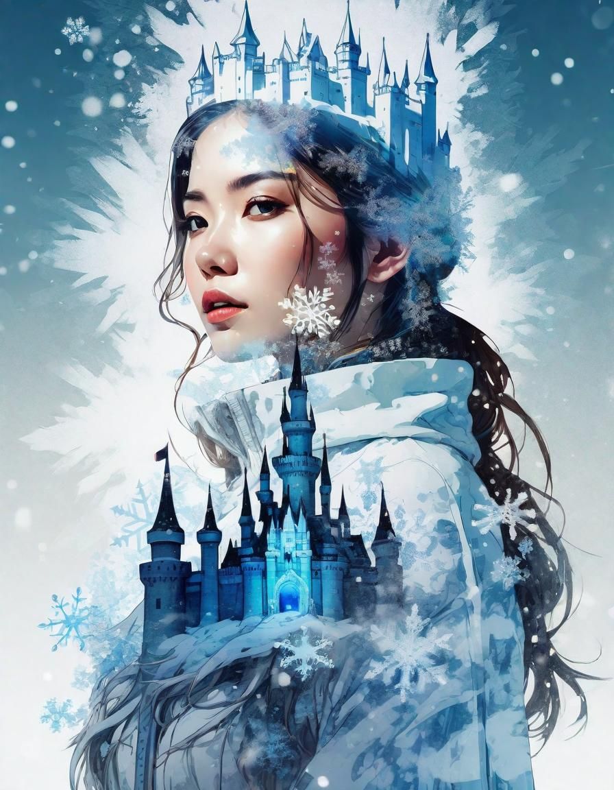 Aurora's Crystal Castle  by @Arxavius