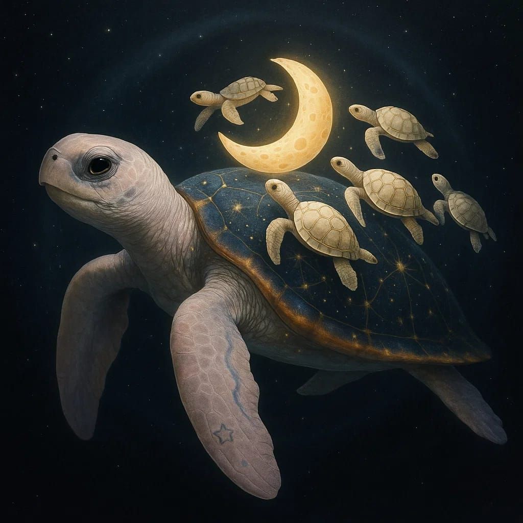 Stellar Voyage of the Cosmic Turtle