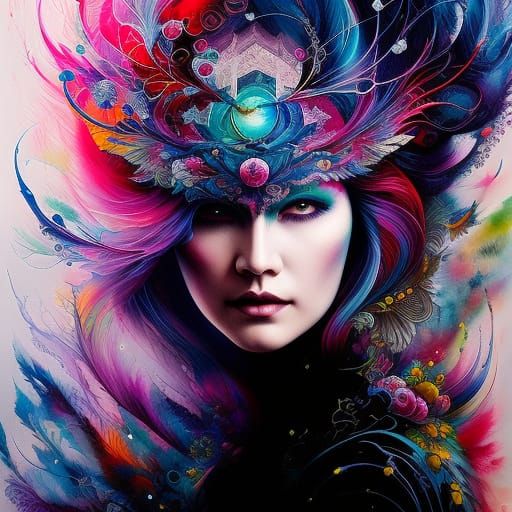 Colorful portrait