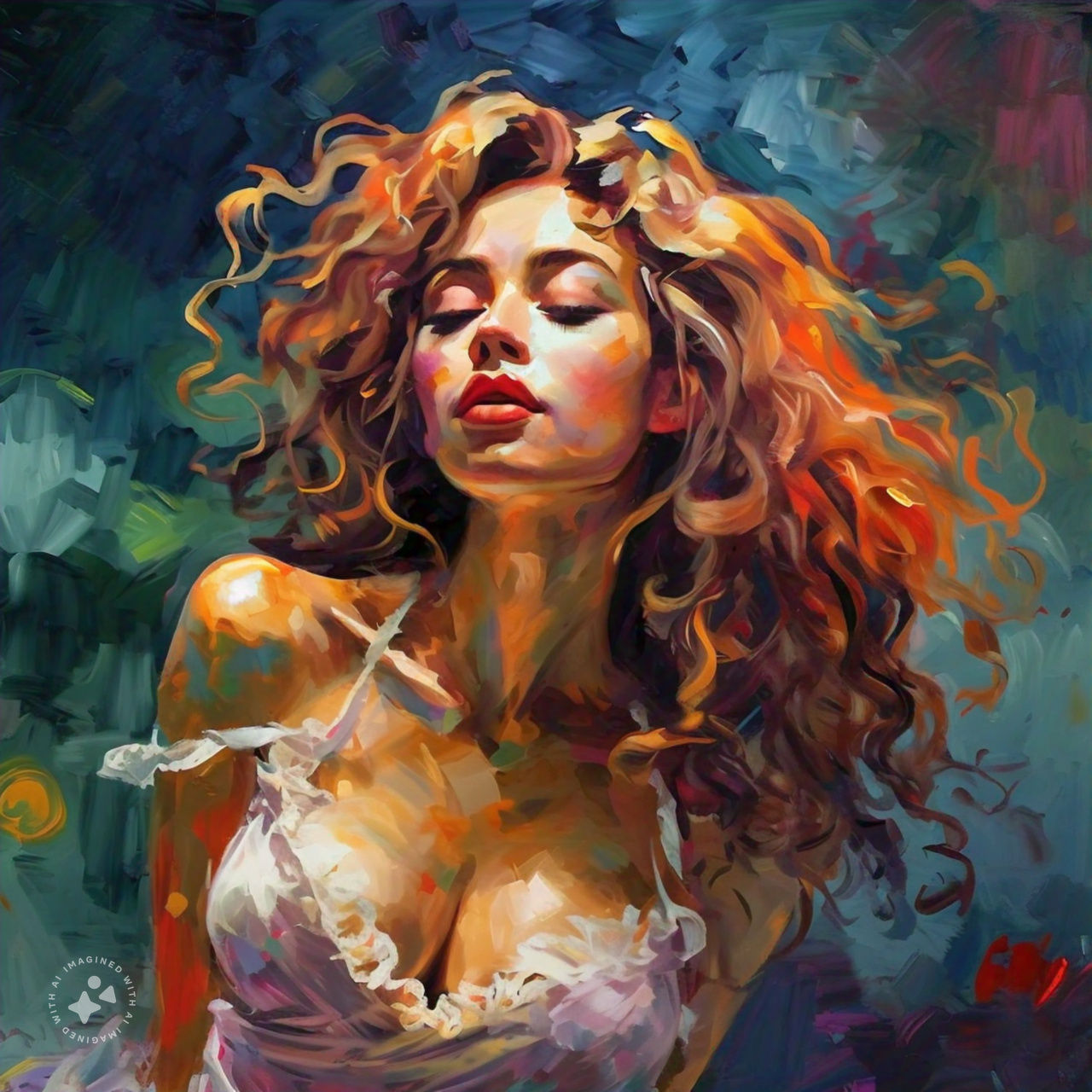 Impressionistic Woman   by @Lady_Argent