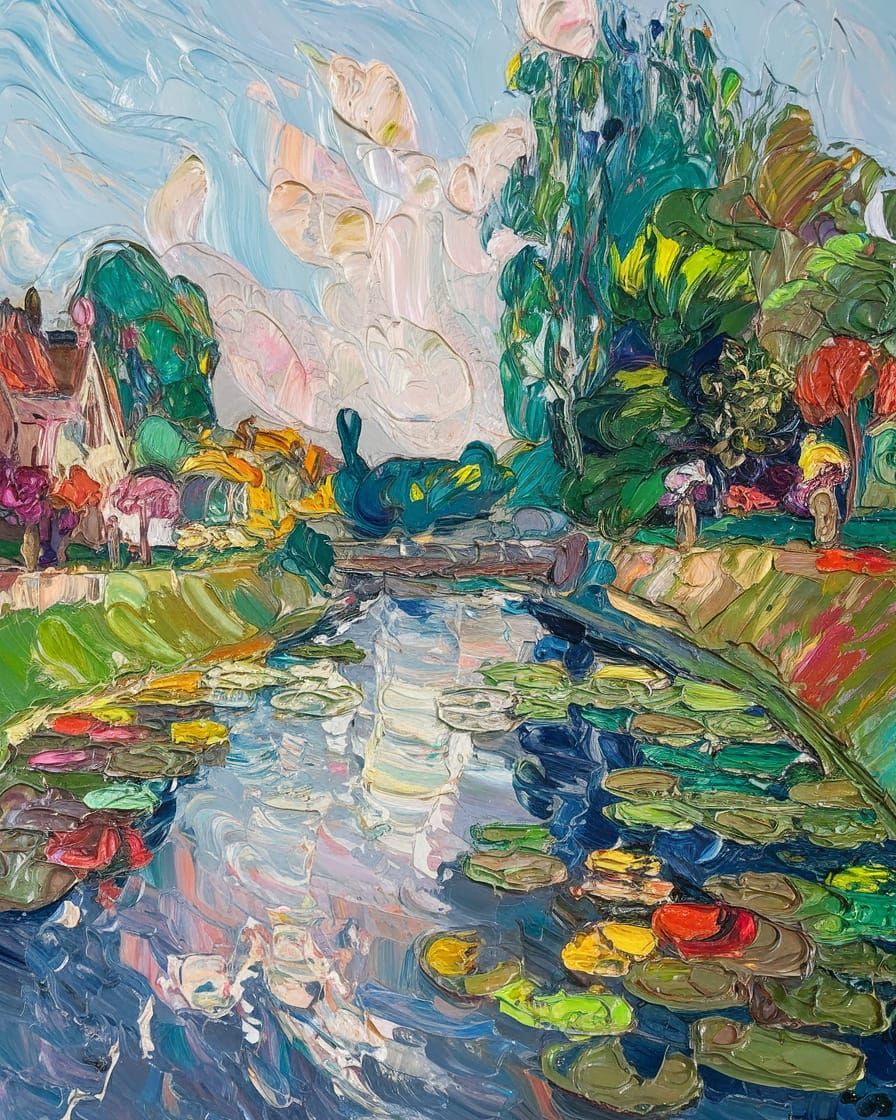 River Canal Landscape