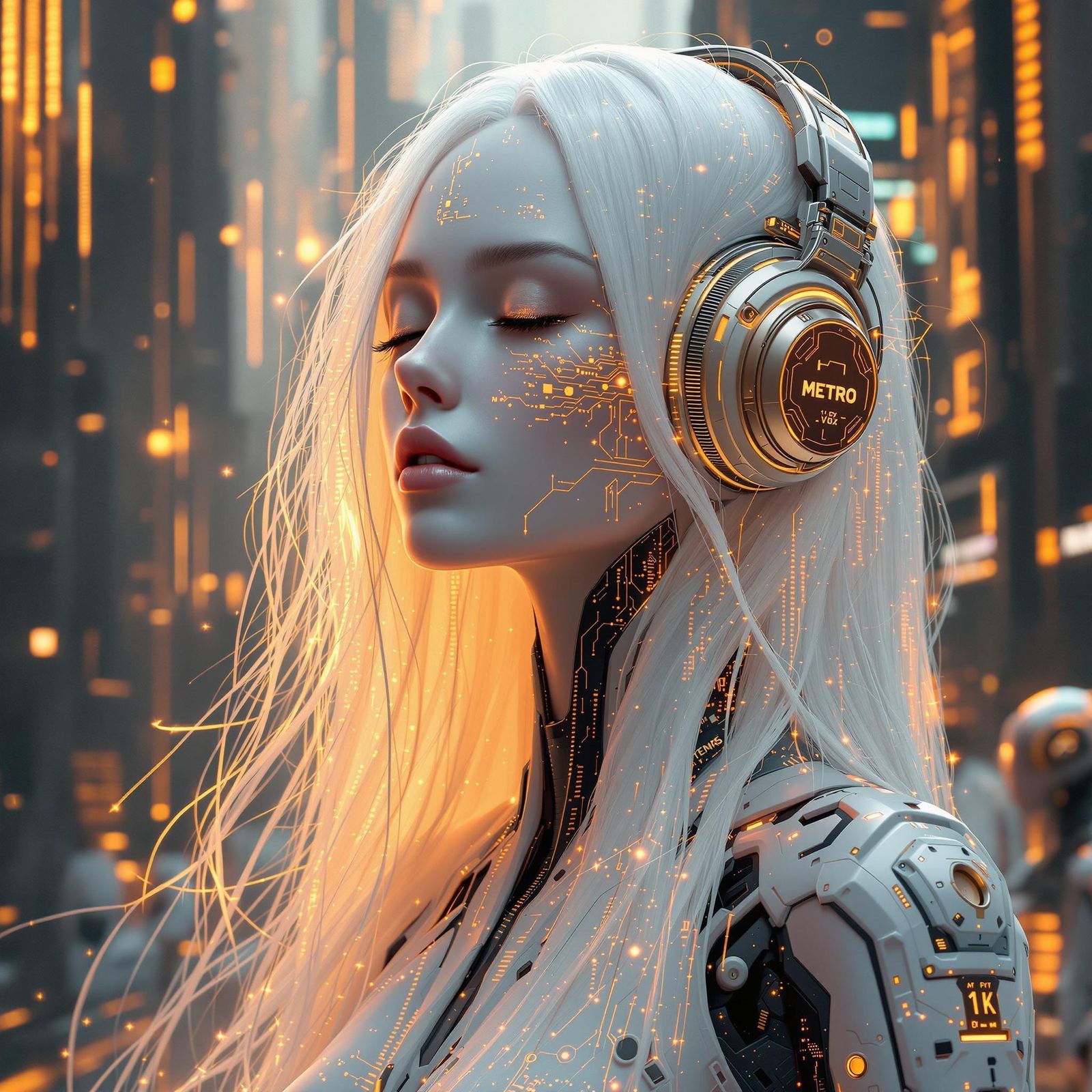 Syoa 1k - A beautiful android cyborg