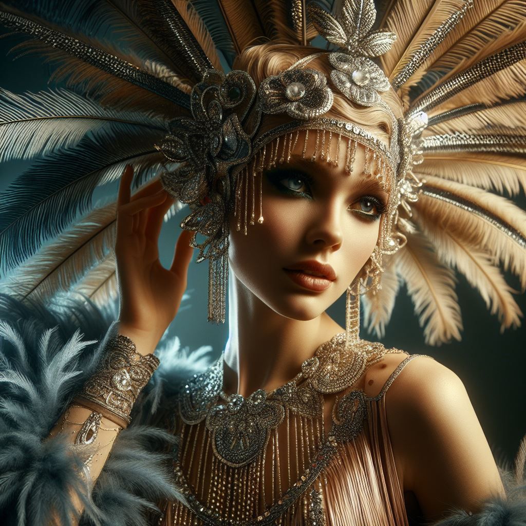 Flapper of the Roaring 20s