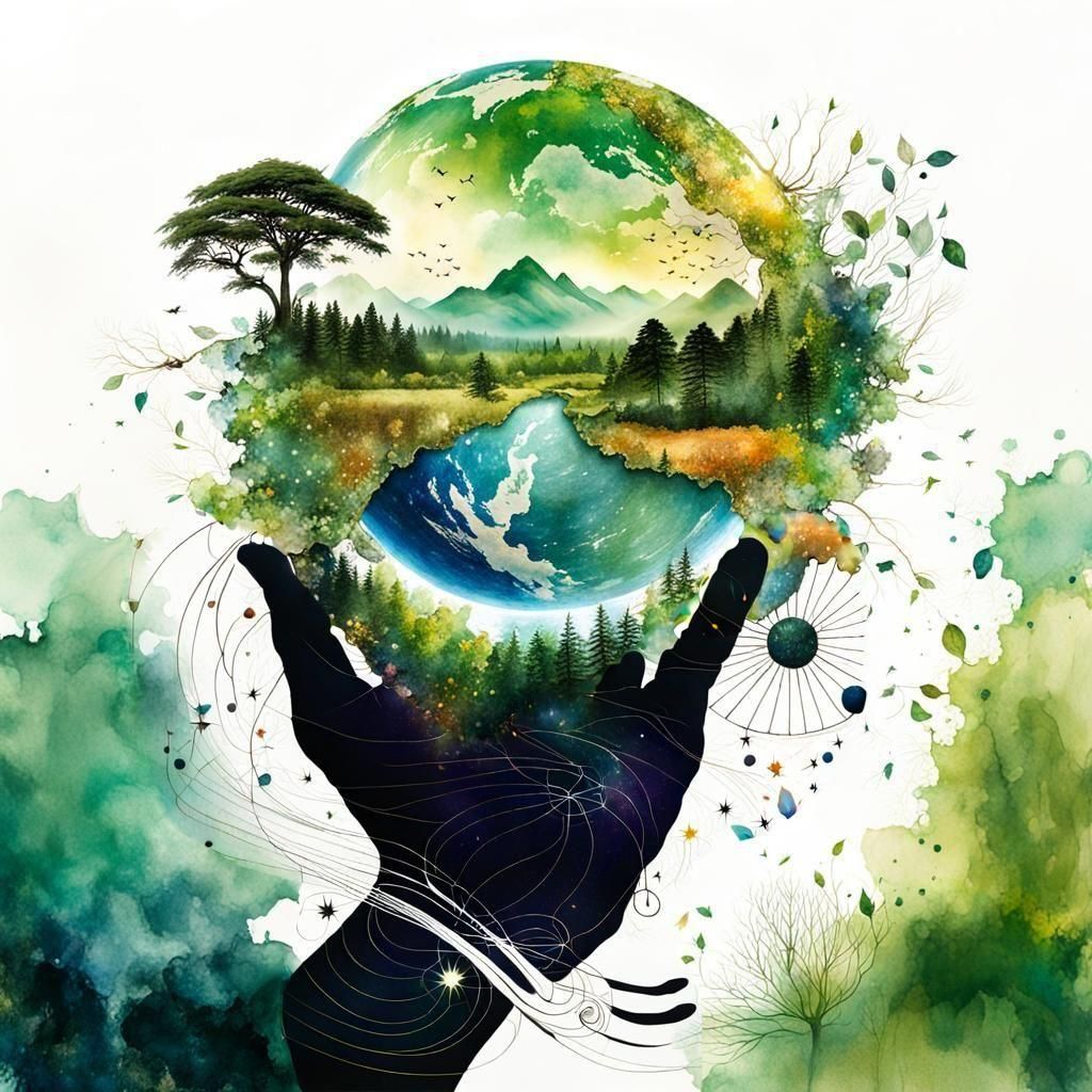 One Earth, One Home  by @Chato