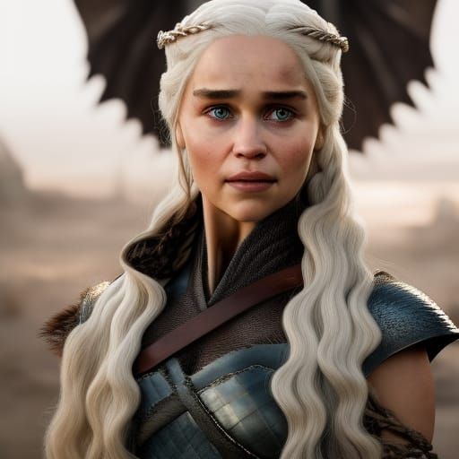 Portrait of ¨Daenerys Targaryen - AI Generated Artwork - NightCafe Creator