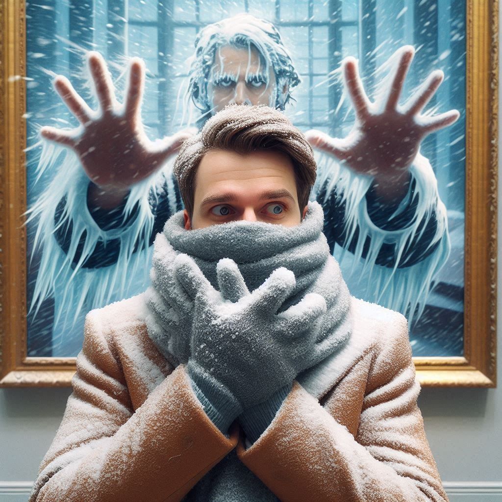 It suddenly became so cold ... ?!