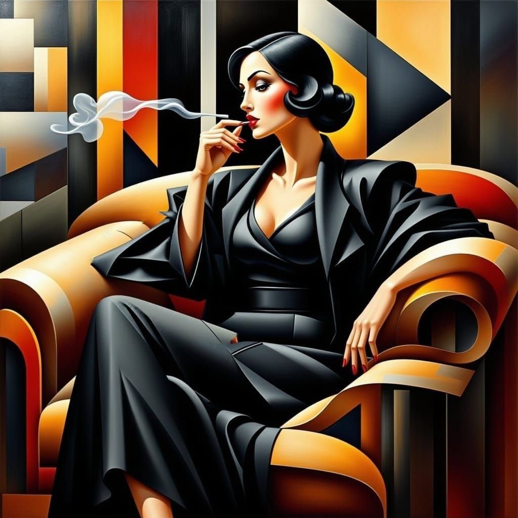 <lora:Cubist Flux:1.0> 