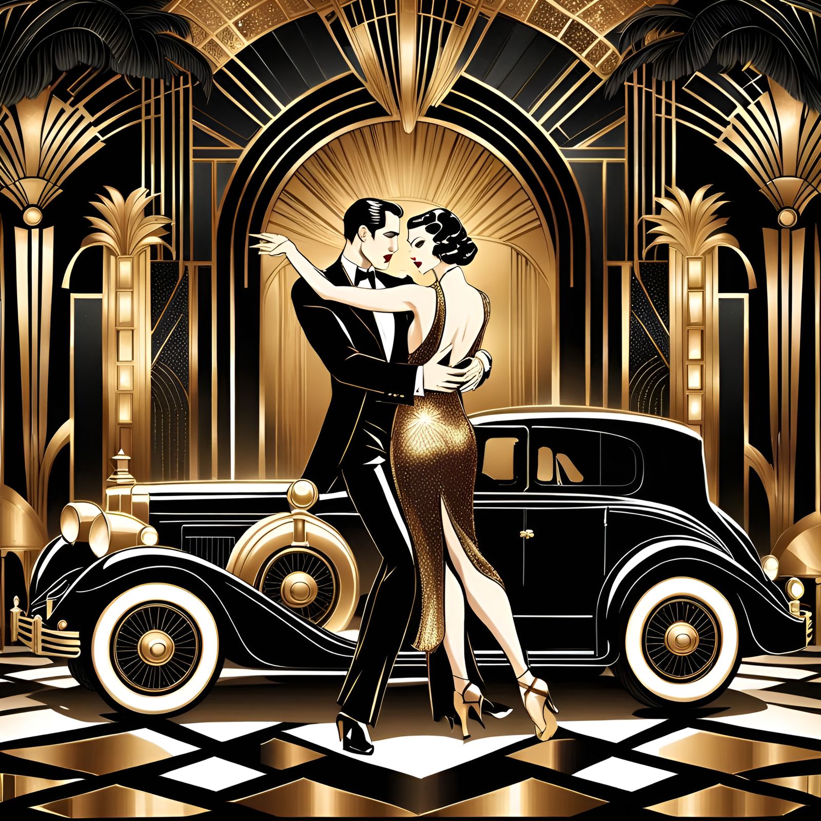 A Little Art Deco Dance.  by @Masterplayer