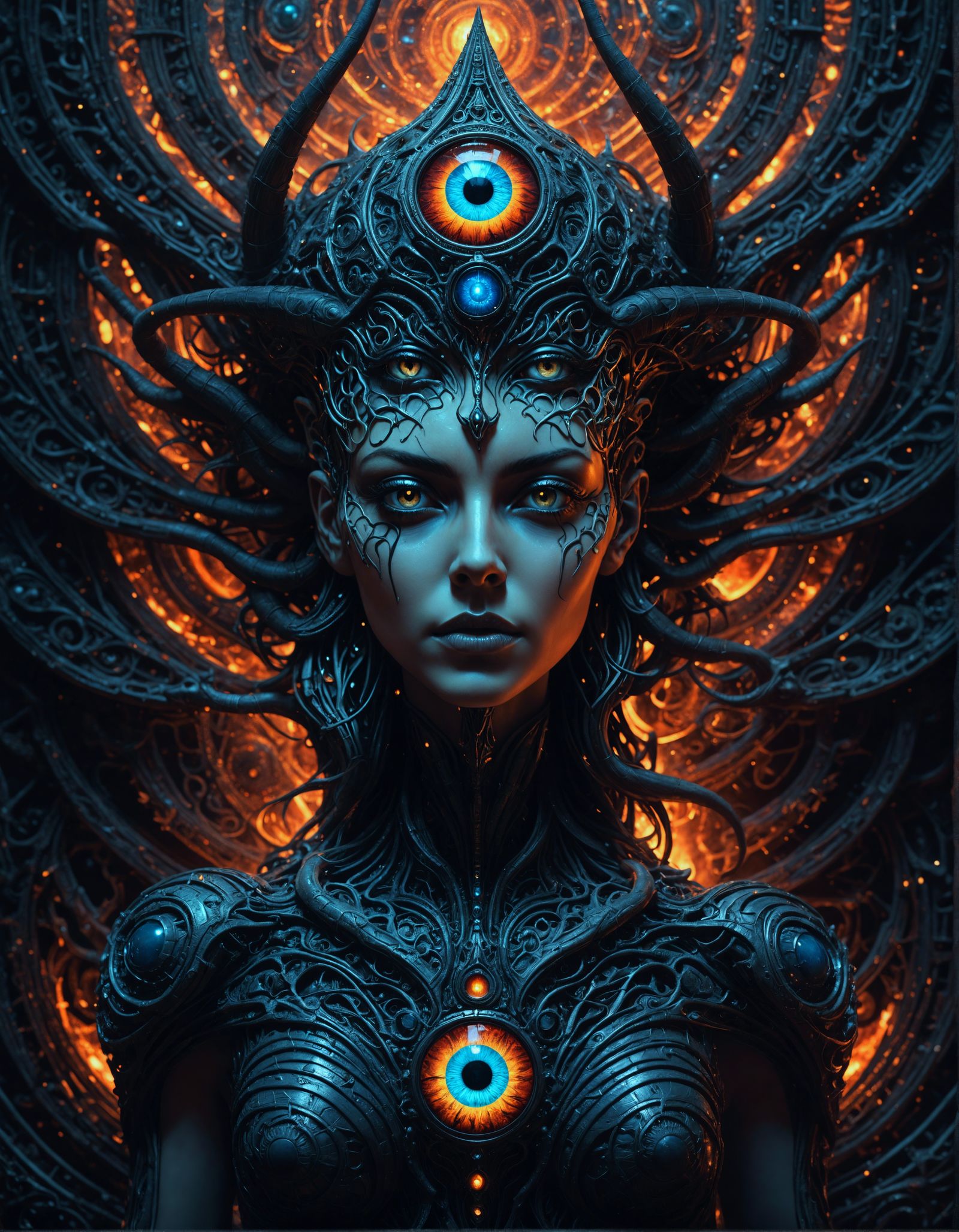 The third eye opens - Creative Upscale