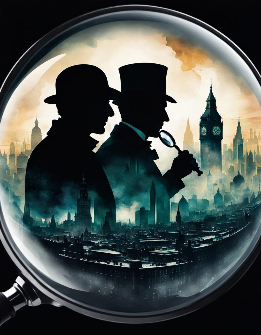 Sherlock Holmes & John H. Watson  by @carnivalnights