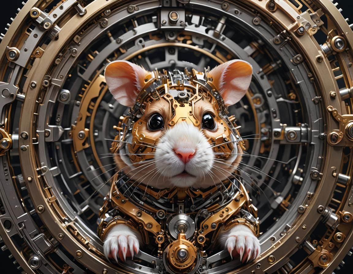 6 Million Dollar Hamster  by @Iron Manji