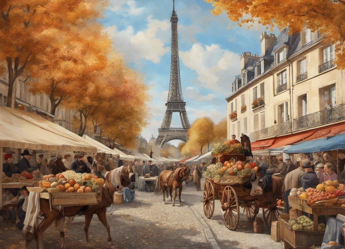 A farmers' market in Paris  by @Mellow