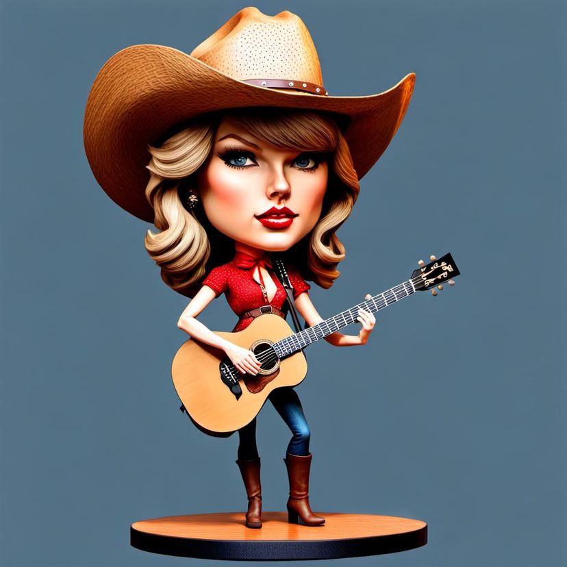 taylor swift bobblehead - AI Generated Artwork - NightCafe Creator