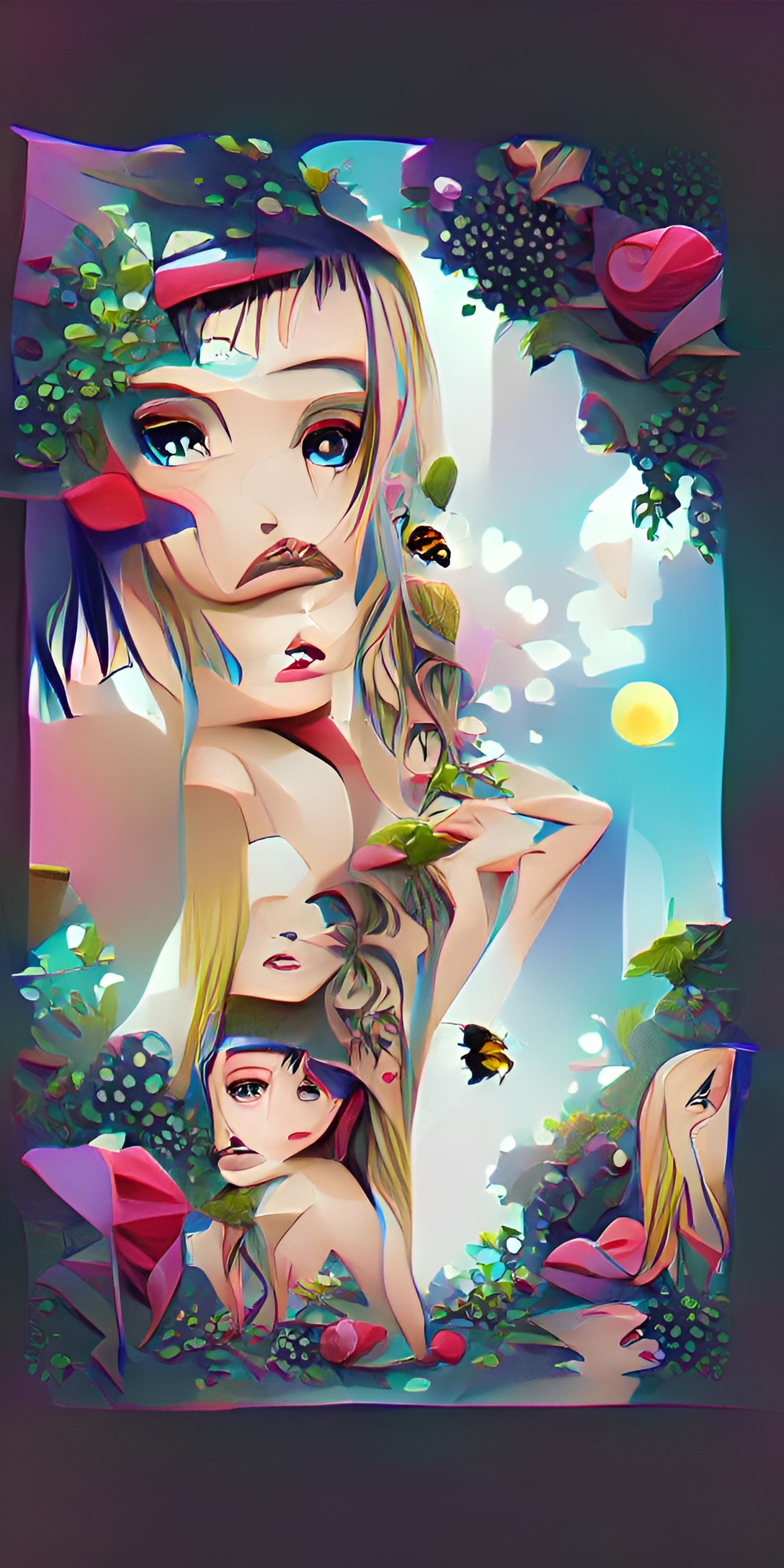 Beauty 2D illustration