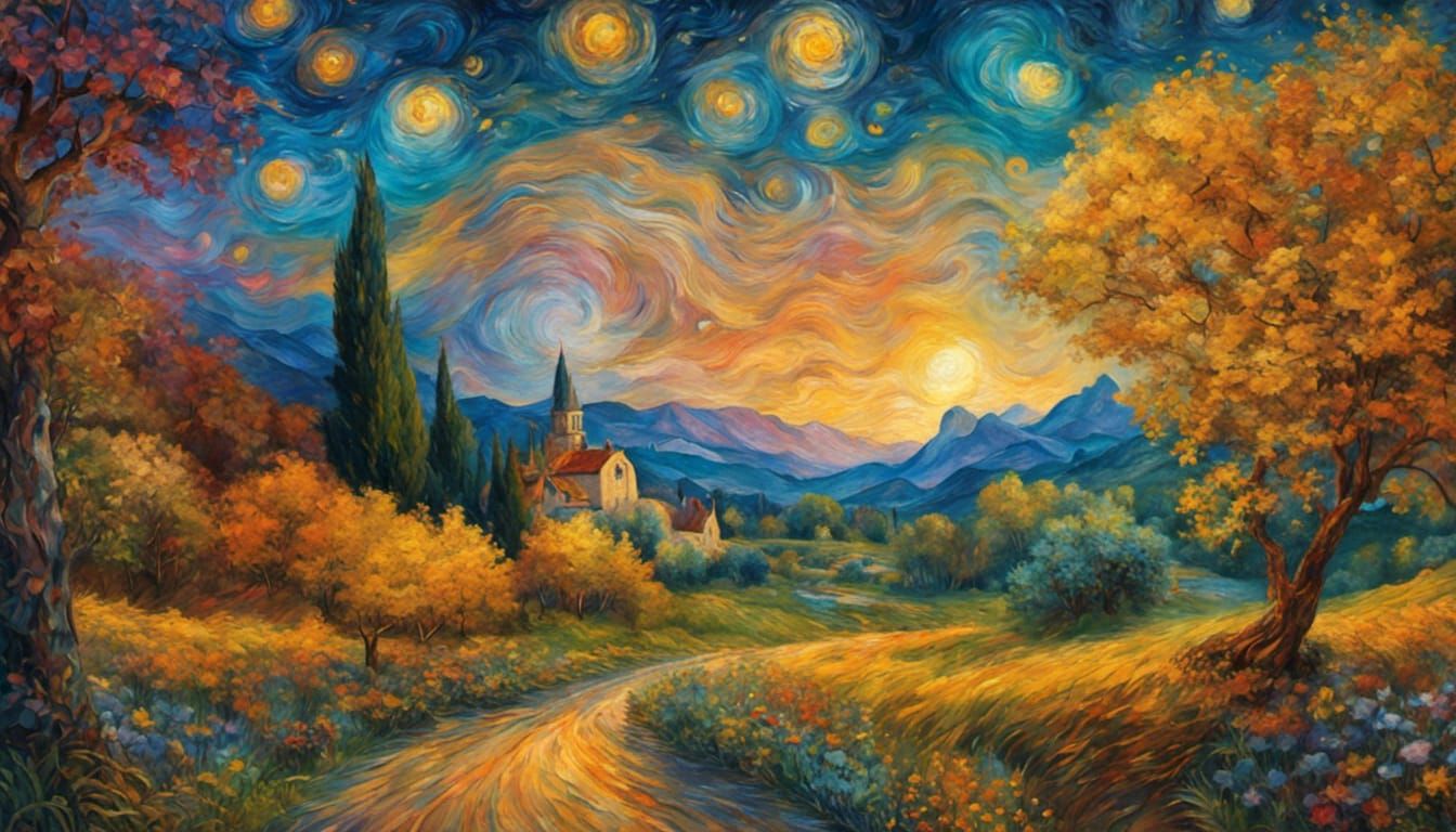 A touch of Van Gogh  by @LightXpressions