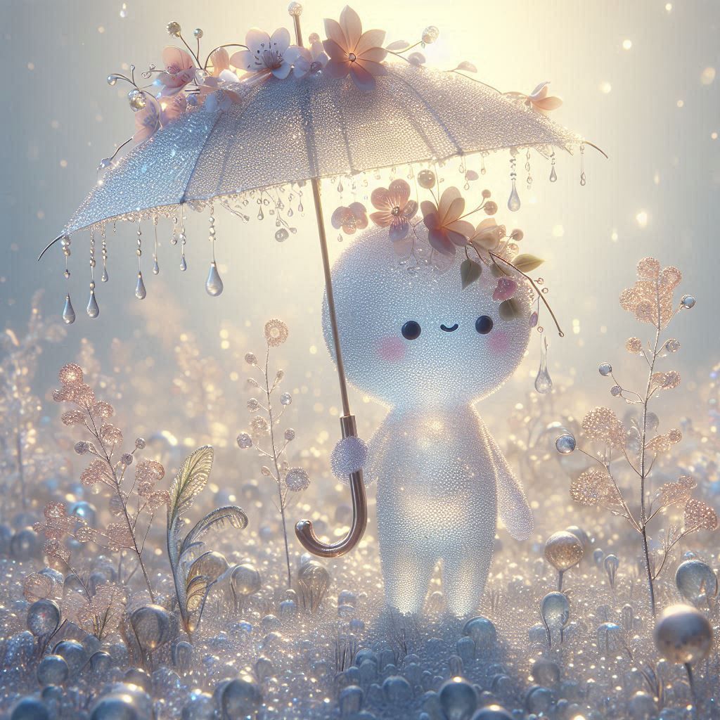 Blossom Spirit in the Dewy Dawn