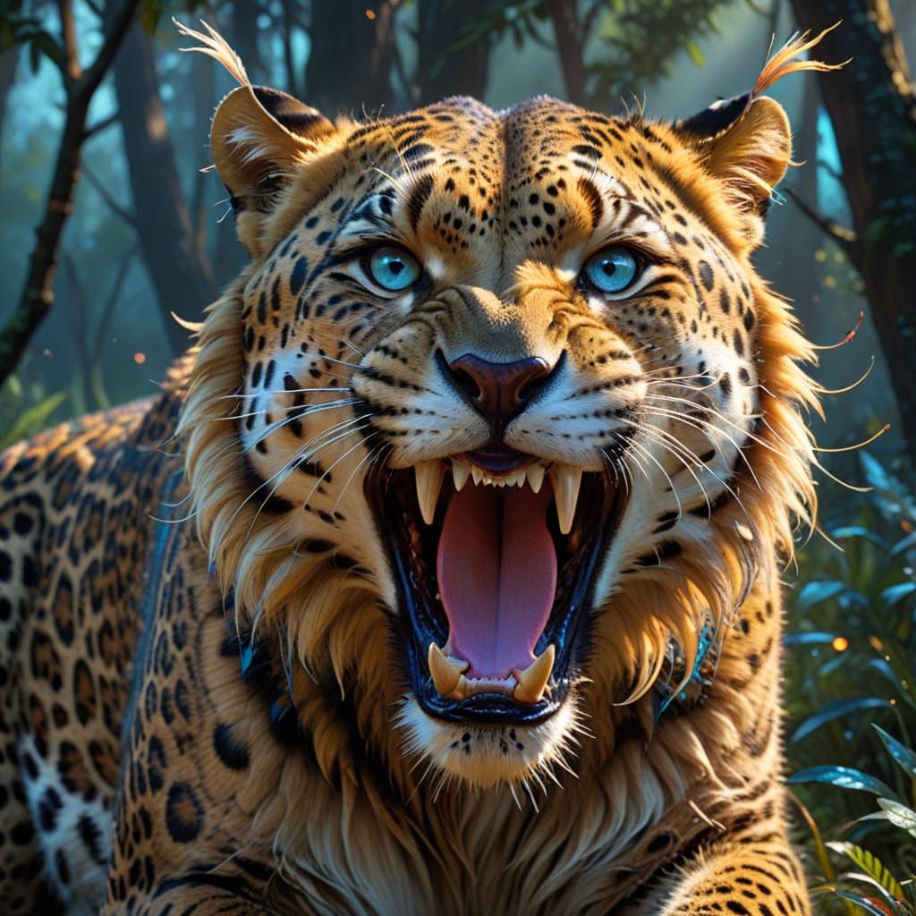 Extinct: Zanzibar Leopard  by @Peregrine Falconer