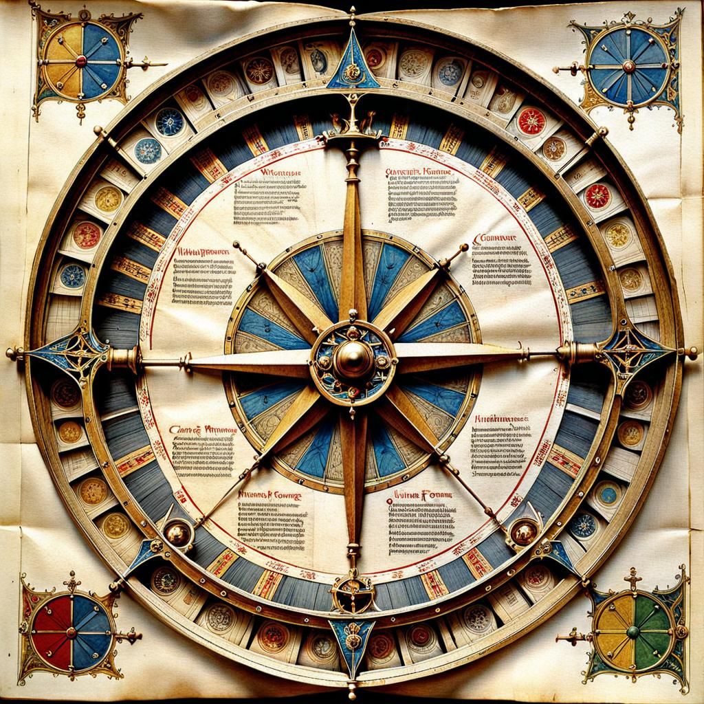 The medieval wheel of fortune: luck is on its way  by @Coco Lasticot