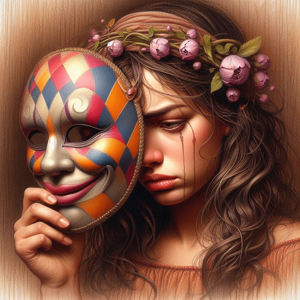 The smile behind the mask