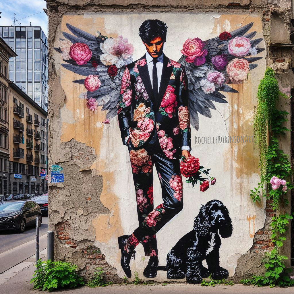 Mel and Angel - Street Art