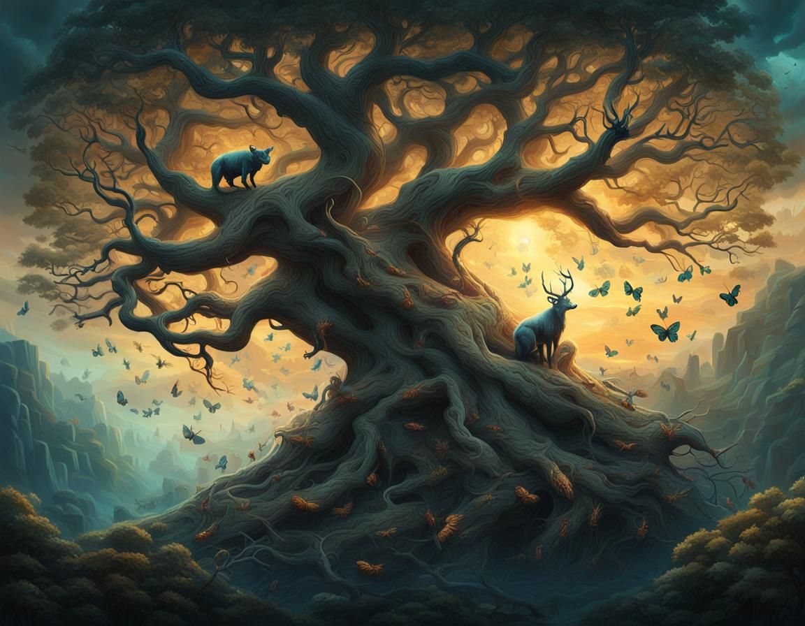 Wonder and awe at the sheer beauty and complexity of life on...