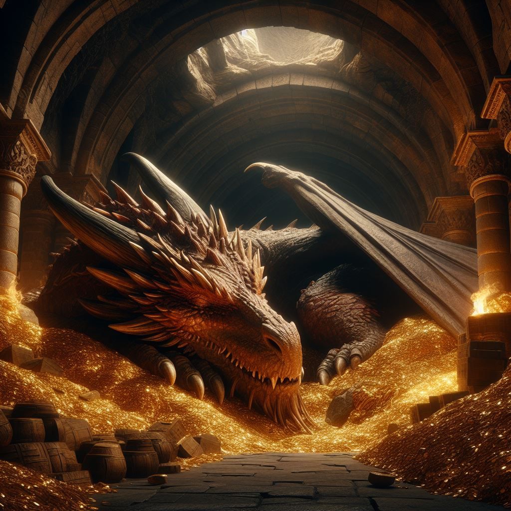 Smaug the Terrible - AI Generated Artwork - NightCafe Creator