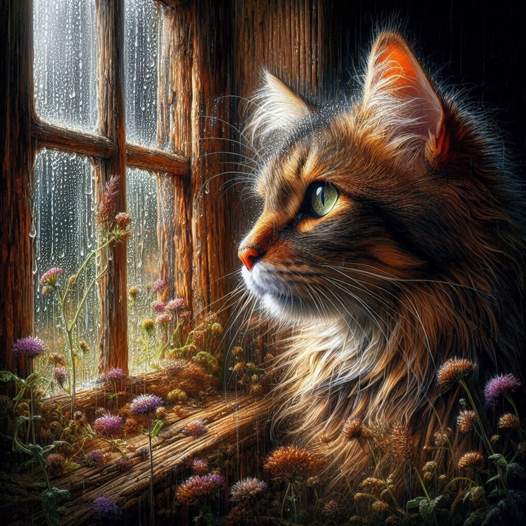 Looking Through the Window 😸😸