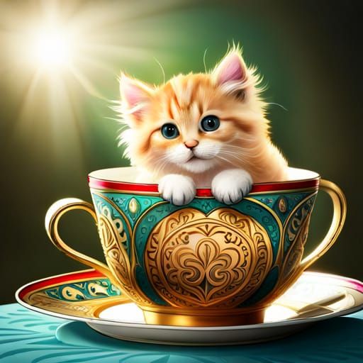 Kitty Cat - AI Generated Artwork - NightCafe Creator