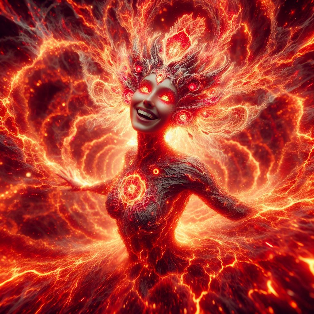 They Say You Can Still See Her In the Lava