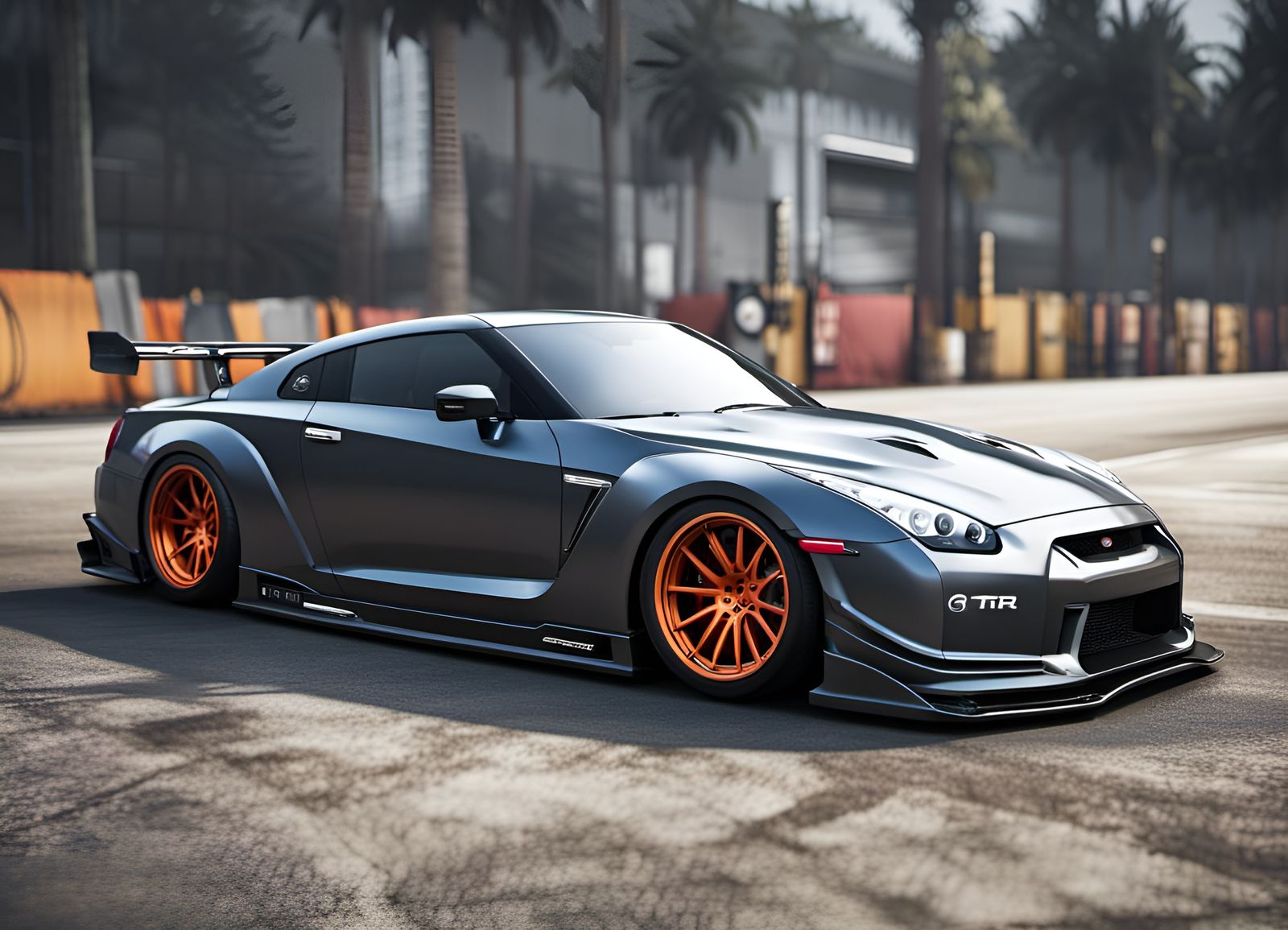 Nissan GTR R35 Custom Body Kit 8k Concept Art - AI Generated Artwork ...