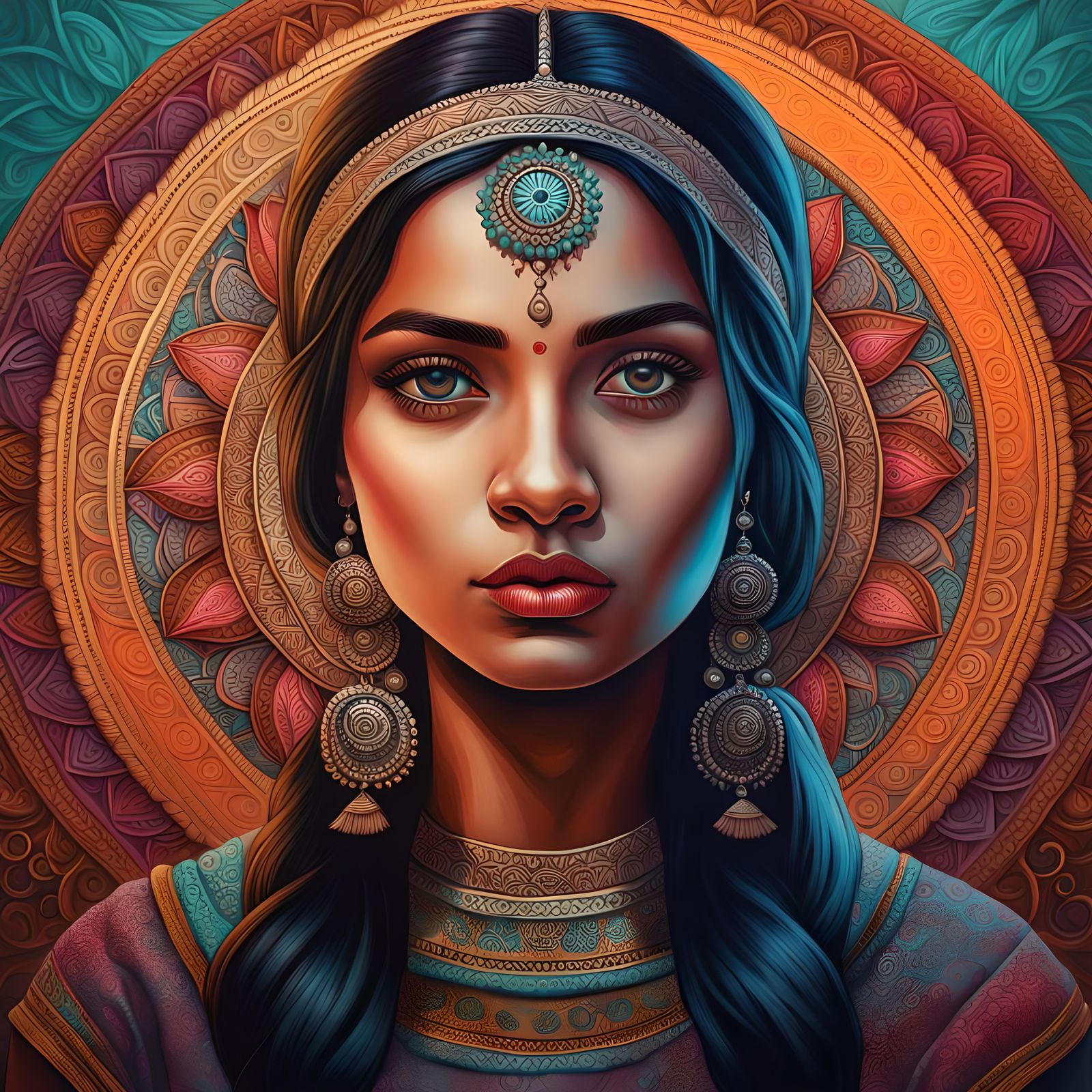 Beautiful Indian Girl, 