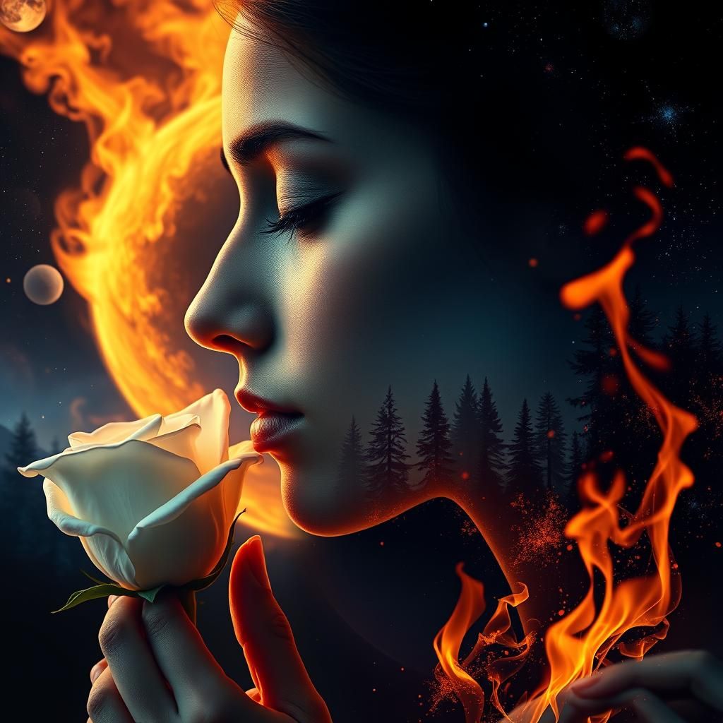 The scent of a flower