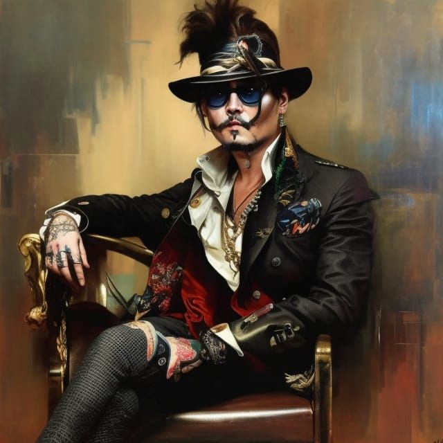 JOHNNY Depp at a trend club