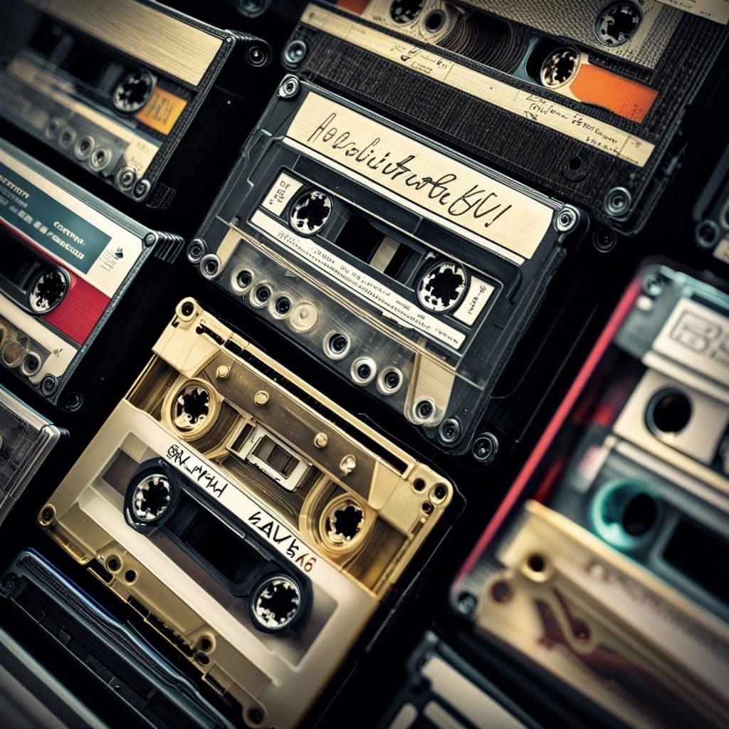 Cassette Tapes  by @Hailstorm Cheever