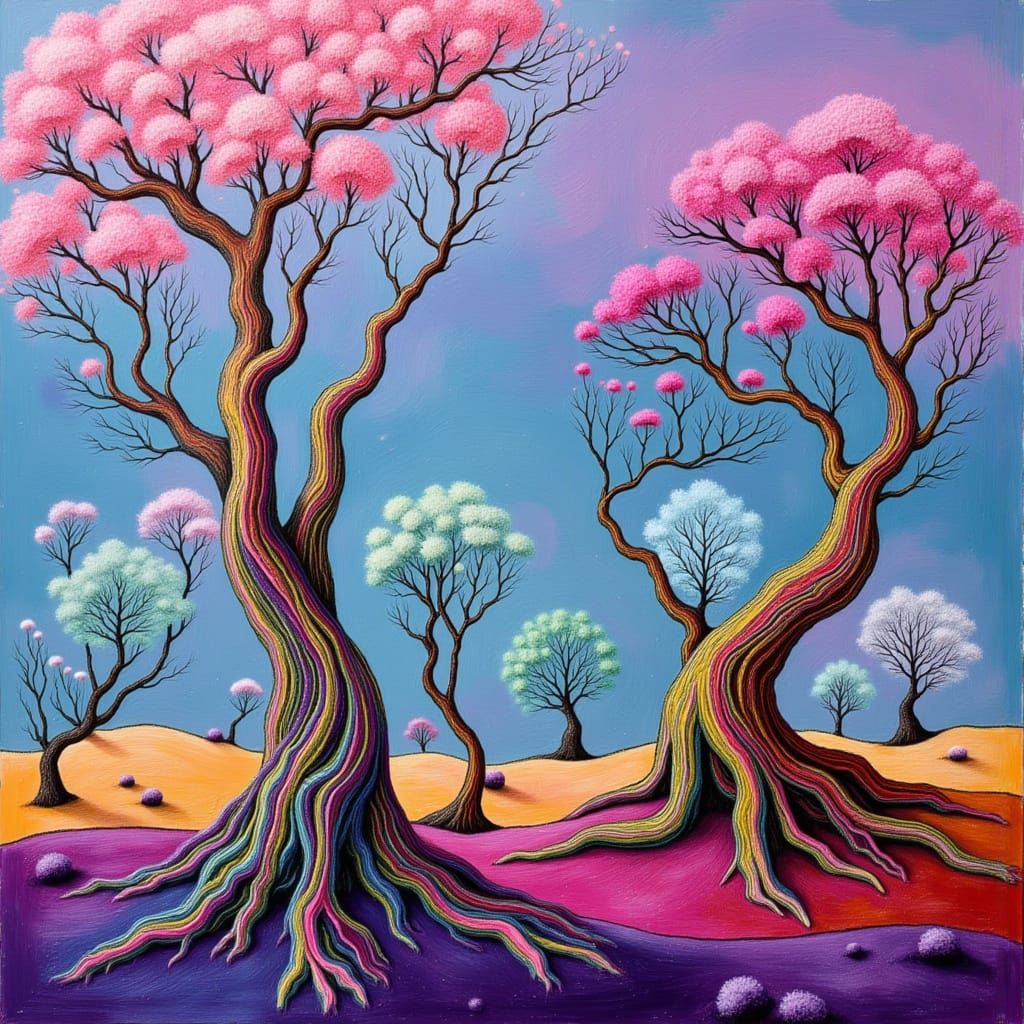 <lora:psychedelic:1.0> <lora:Glitched:1.0> <lora:Portraits in Wool:1.0> <lora:art:1.0> Beautiful delicate Prize-worthy masterpiece contempor...