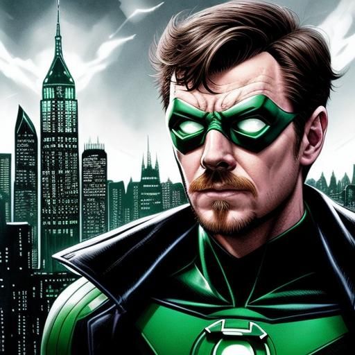 Simon Pegg as Green Lantern