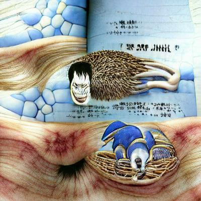 "Sonic the Hedgehog" by Junji Ito