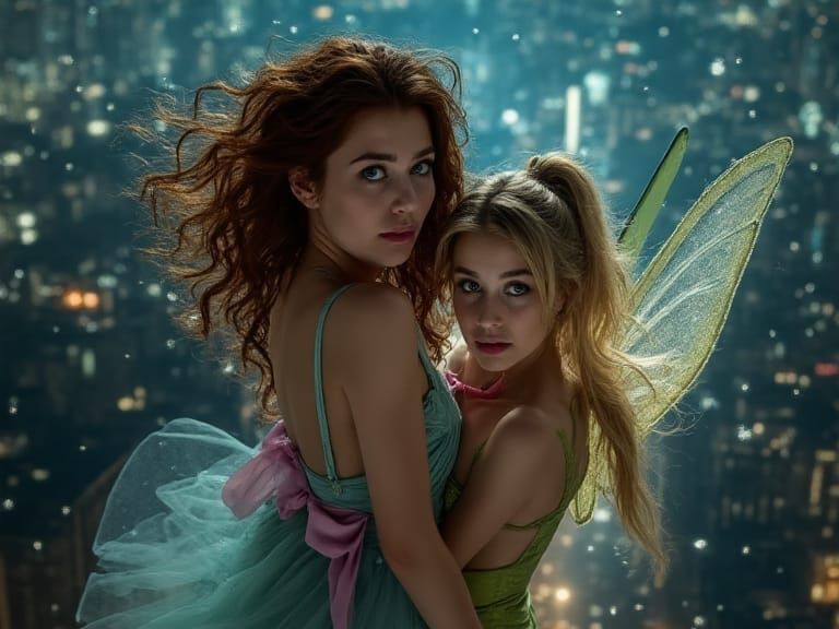 Imperfect drafts: Fantasy stories: Wendy & Tinkerbell (4)