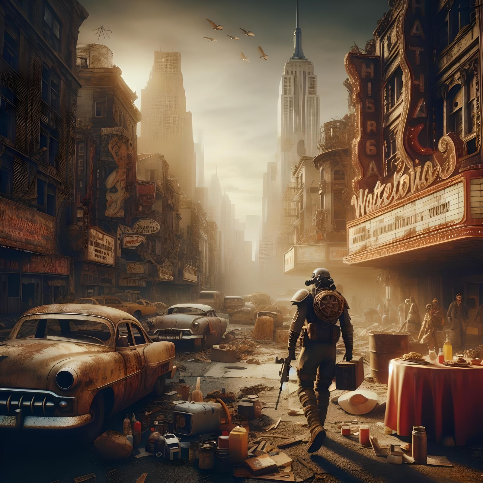 Post apocalyptic Broadway