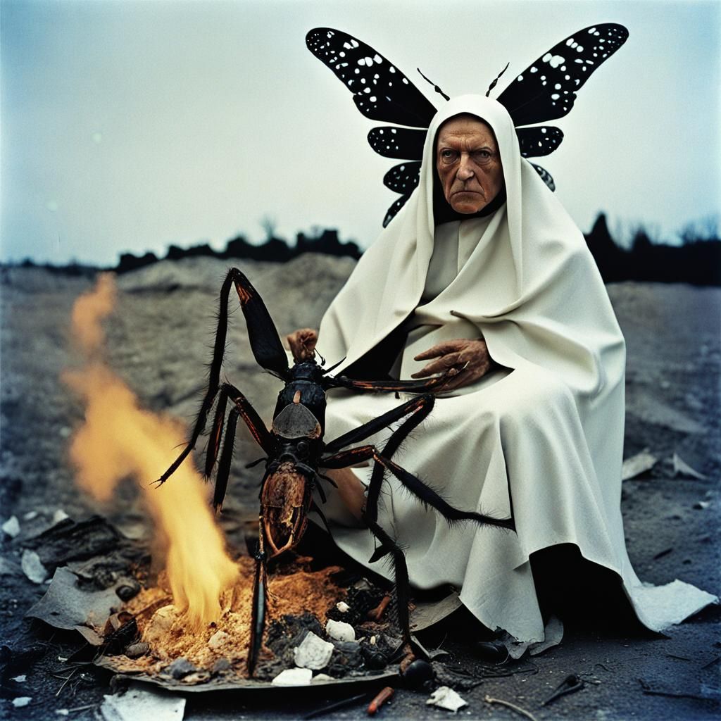 Disturbing Insect Ritual: A Dada-Inspired Vision