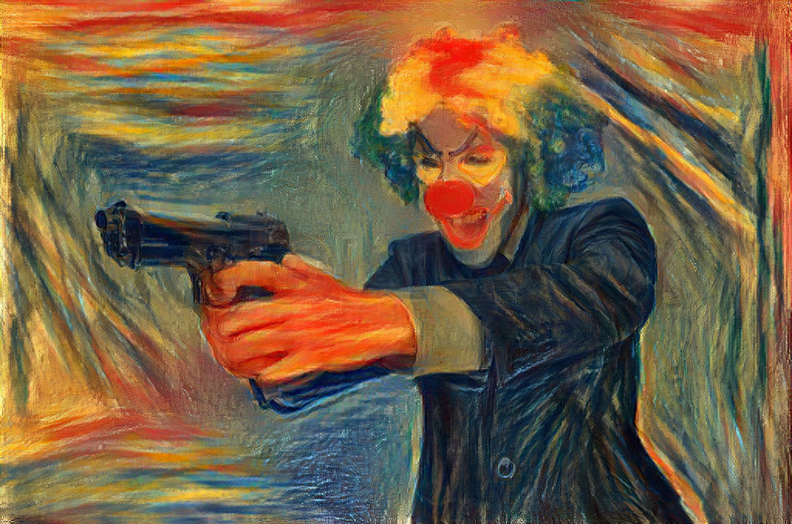 Enough clowning around! (scream addition)
