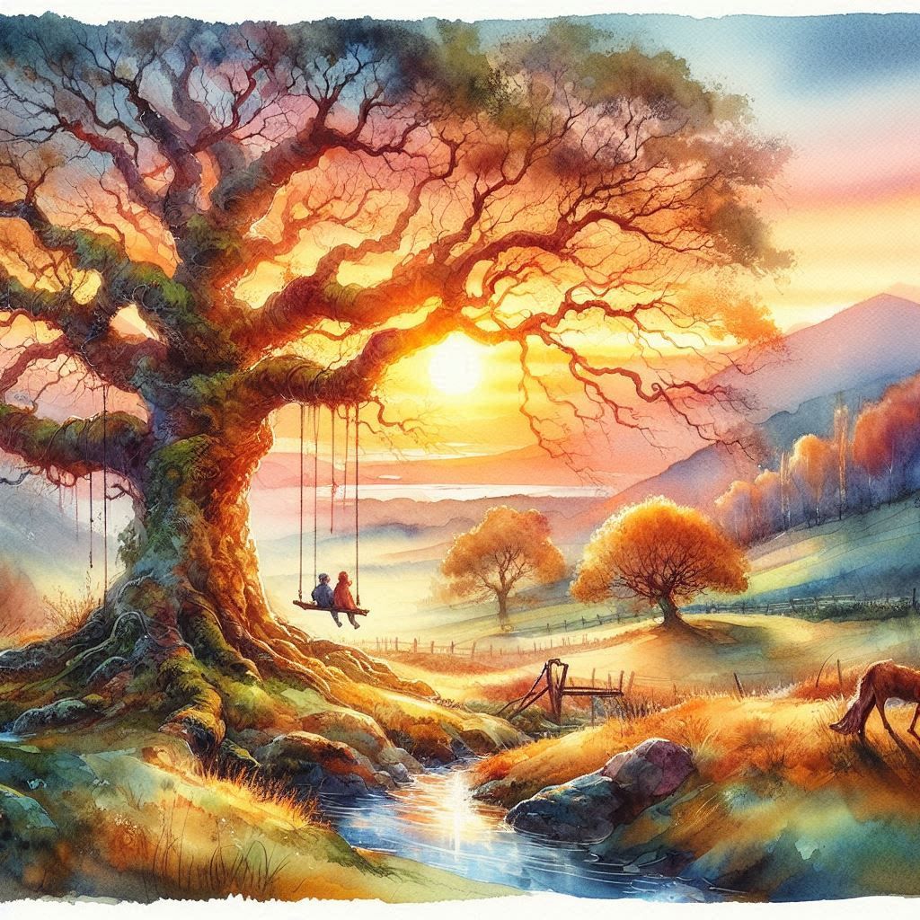 Date night on a swing