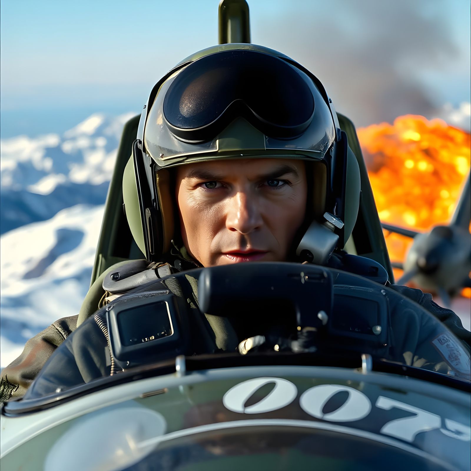 James Bond aerial victory by ejecting back-seat driver in Tomorrow Never Dies  by @Gary Murakami