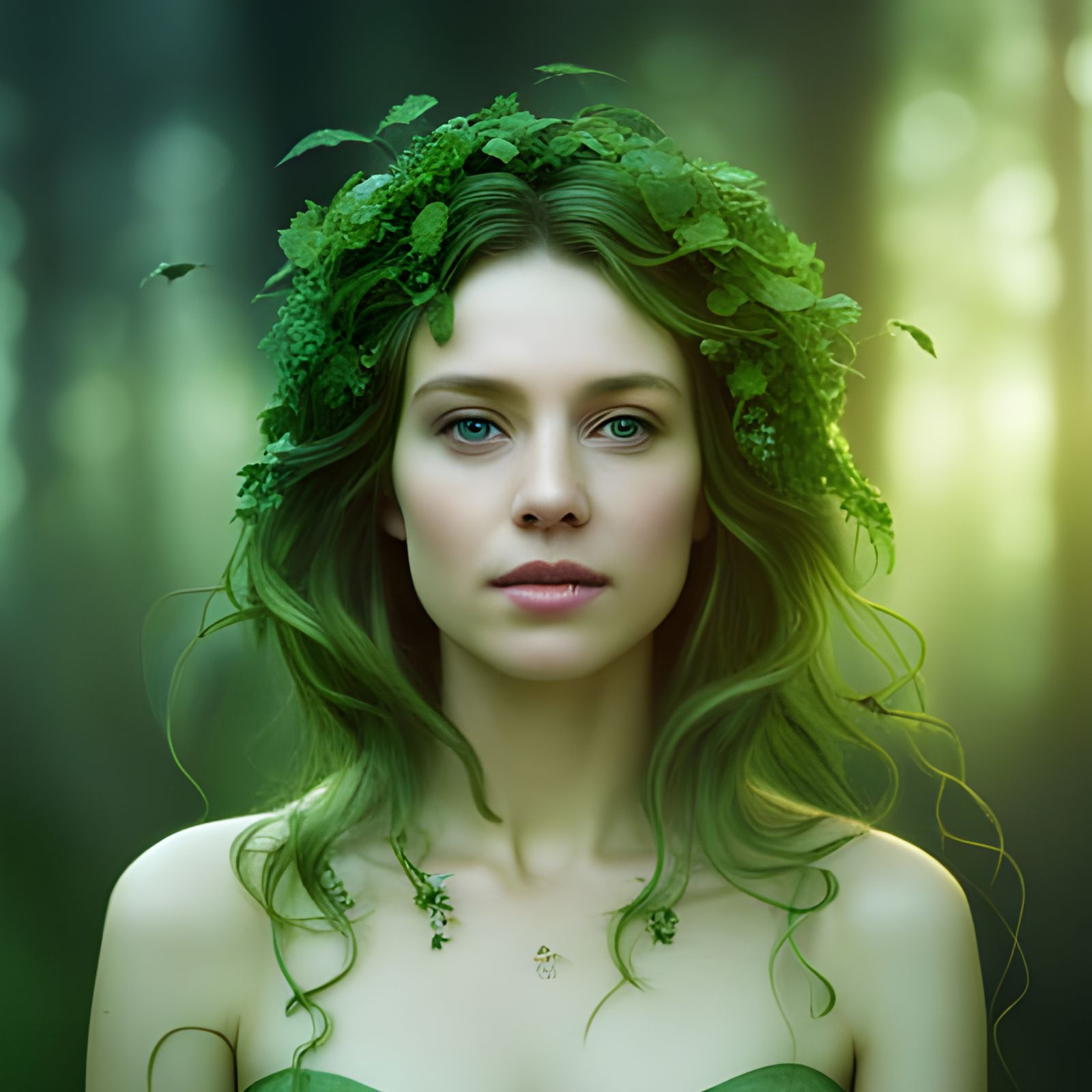 Eco-Woman - AI Generated Artwork - NightCafe Creator