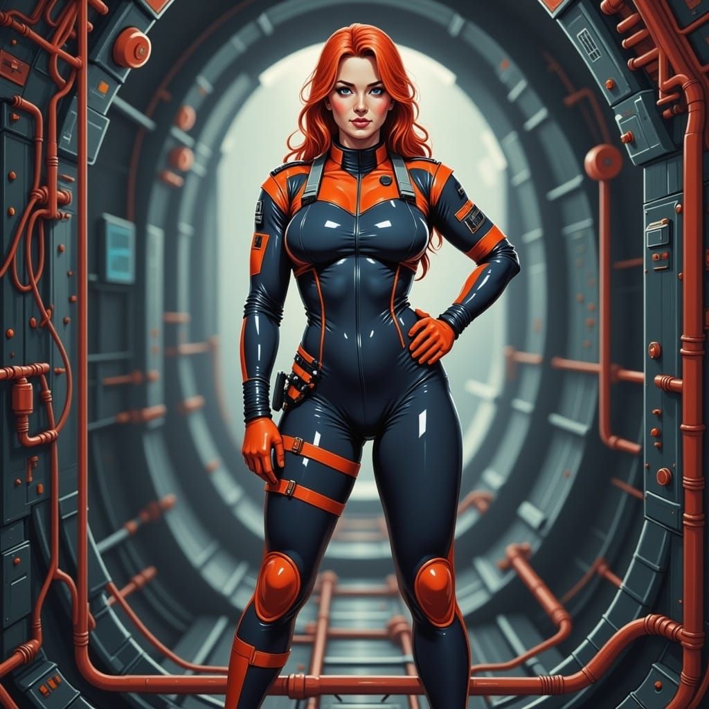 Space engineer <lora:Caffeine Comics:1.0>