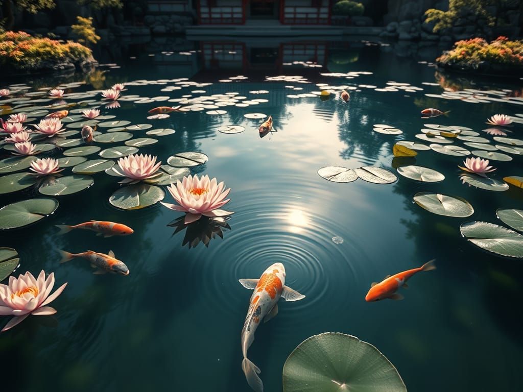 zen pond   by @dai suki