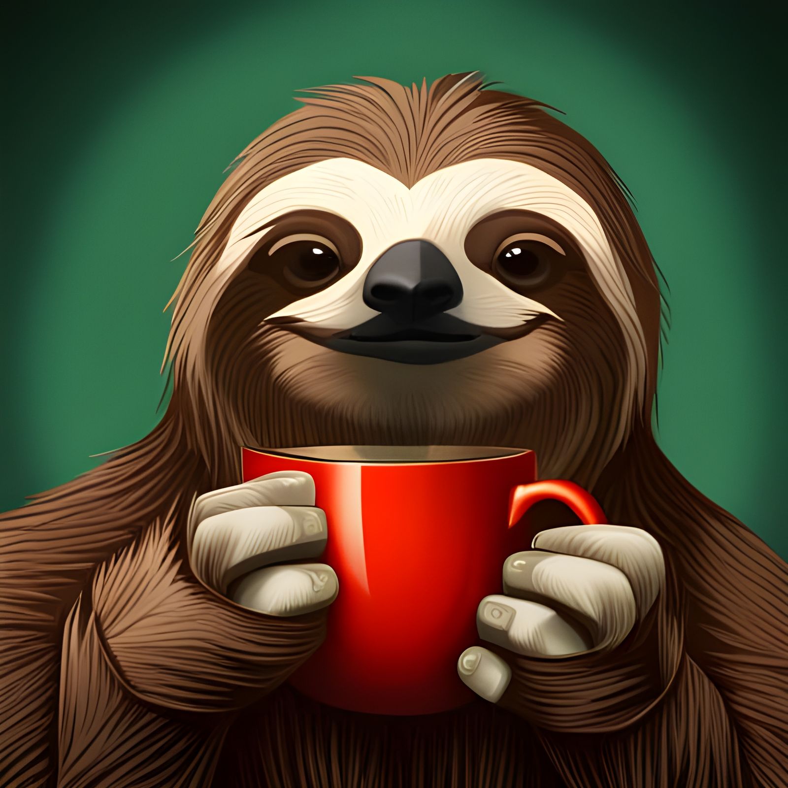 I'm such a sloth before my first cup of coffee