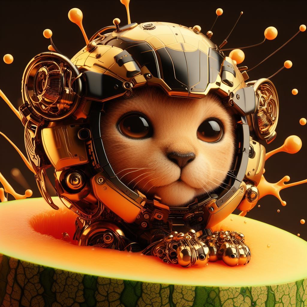 Mechanical Cantaloupe Lion Cub